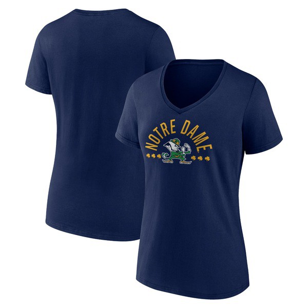 ファナティクス レディース Tシャツ トップス Notre Dame Fighting