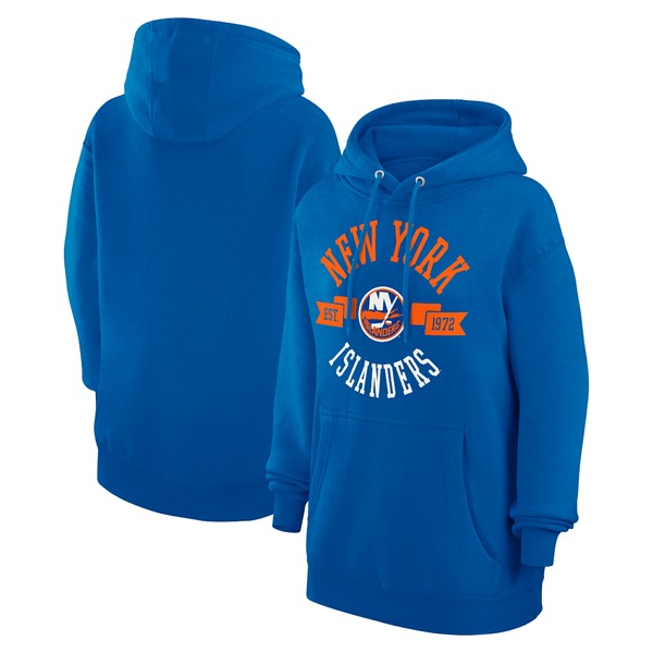 カールバンクス レディース パーカー・スウェットシャツ アウター New York Islanders GIII 4Her by Carl Banks Women's City Graphic Flの通販は