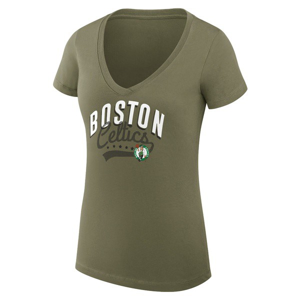 カールバンクス レディース Tシャツ トップス Boston Celtics GIII