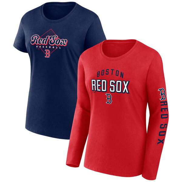 ファナティクス レディース Tシャツ トップス Boston Red Sox Fanatics