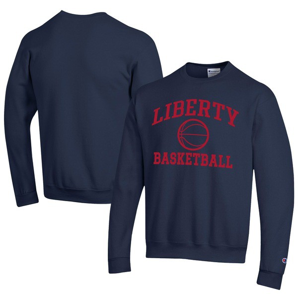 チャンピオン メンズ パーカー・スウェットシャツ アウター Liberty Flames Champion Icon Logo Basketball Eco Powerblend Pullover Sweの通販は