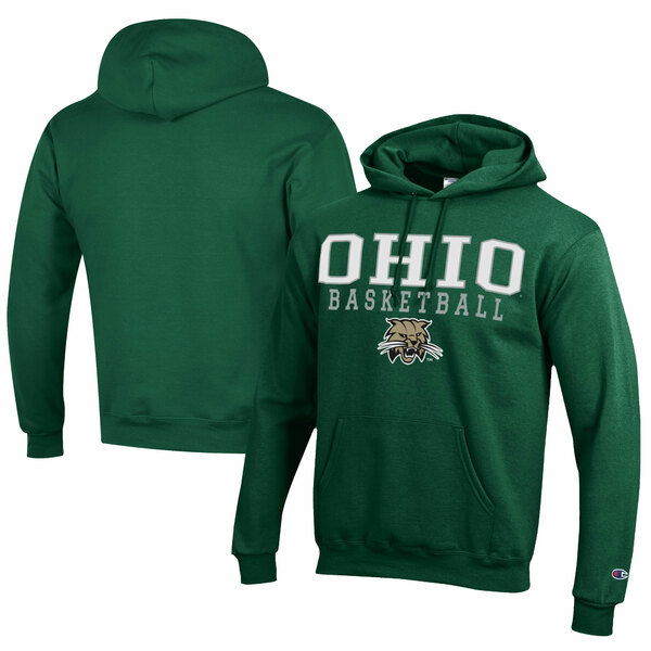 チャンピオン メンズ パーカー・スウェットシャツ アウター Ohio Bobcats Champion Stacked Logo Basketball Eco Powerblend Pullover Hoの通販は 17,985円
