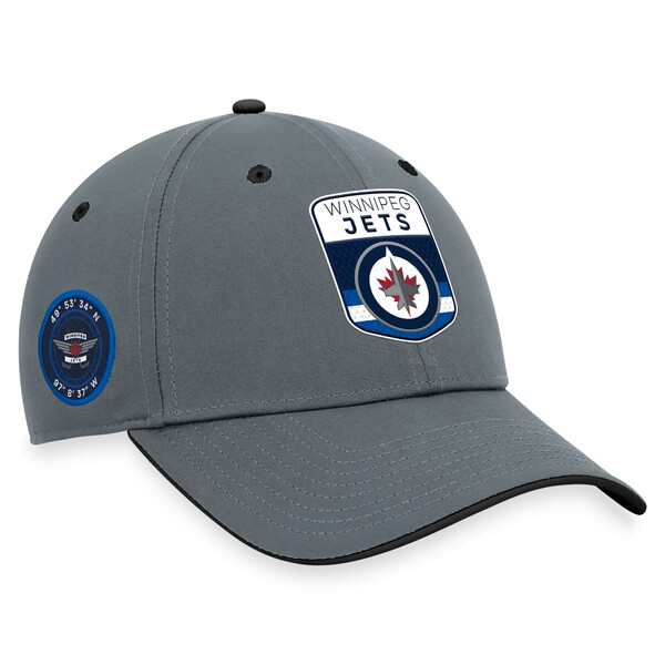 ファナティクス メンズ 帽子 アクセサリー Winnipeg Jets Fanatics Branded Authentic Pro Home Ice Flex Hat Grayの通販は