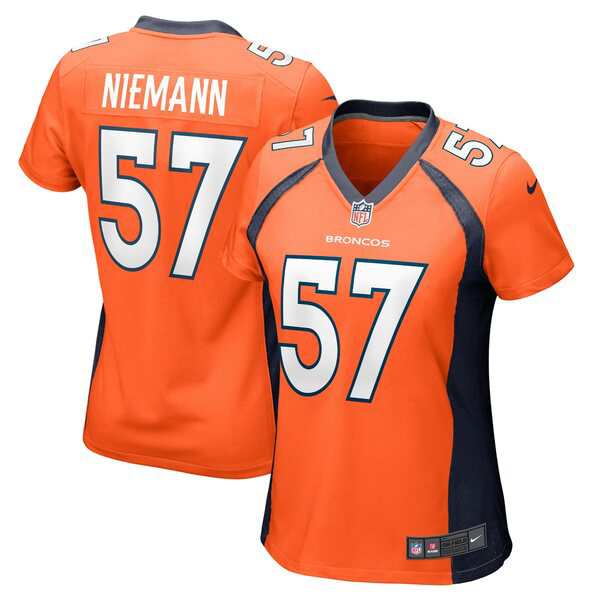 ナイキ レディース Tシャツ トップス Ben Niemann Denver Broncos Nike Women's Team Game Jersey Orangeの通販は