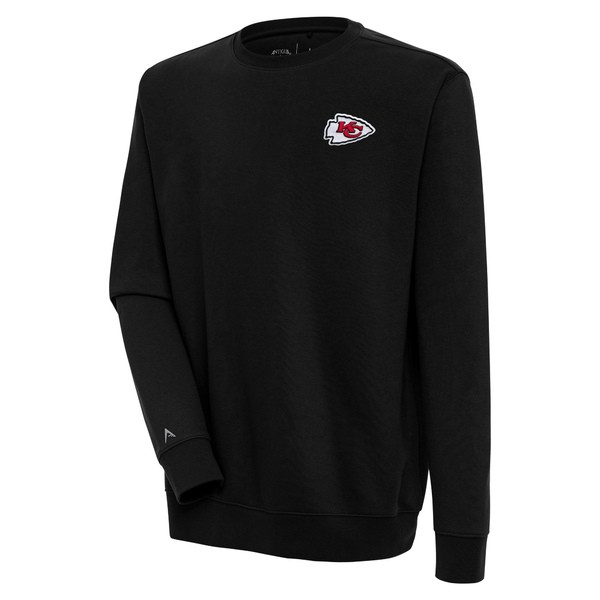 アンティグア メンズ パーカー・スウェットシャツ アウター Kansas City Chiefs Antigua Victory Pullover Sweatshirt Blackの通販は