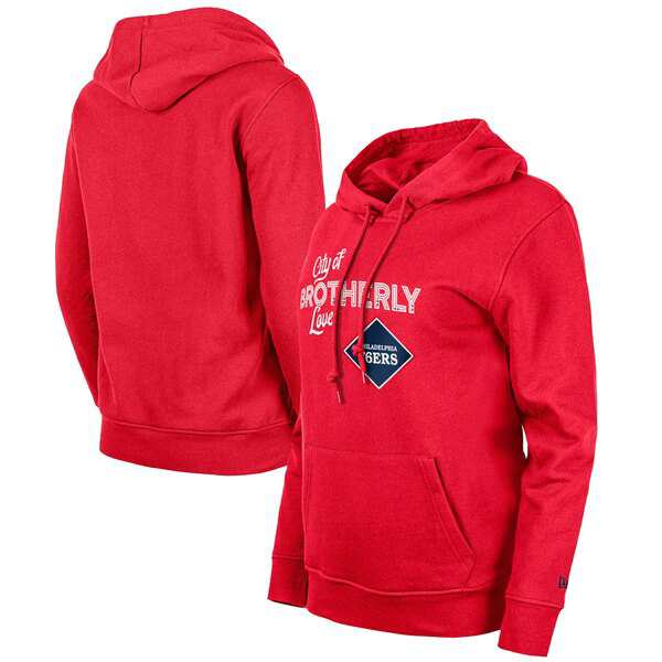 ニューエラ レディース パーカー・スウェットシャツ アウター Philadelphia 76ers New Era Women's 2023/24 City Edition Pullover Hoodiの通販は