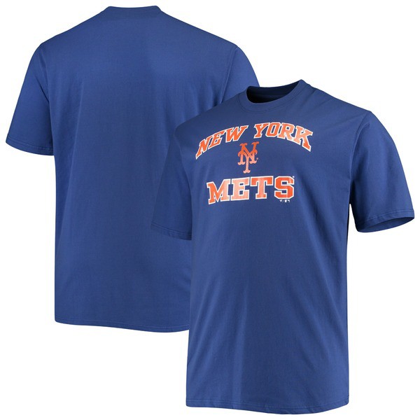 ファナティクス メンズ Tシャツ トップス New York Mets Fanatics Branded Big u0026 Tall Heart  TShirt Royalの通販は