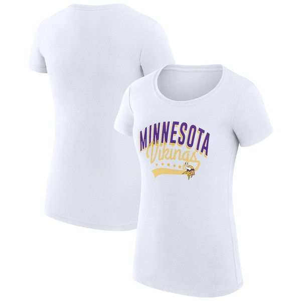 カールバンクス レディース Tシャツ トップス Minnesota Vikings GIII