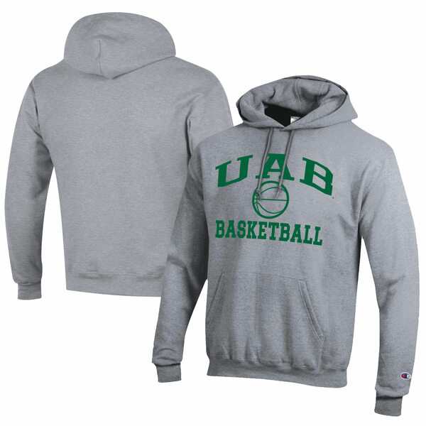 チャンピオン メンズ パーカー・スウェットシャツ アウター UAB Blazers Champion Icon Logo Basketball Eco Powerblend Pullover Hoodieの通販は