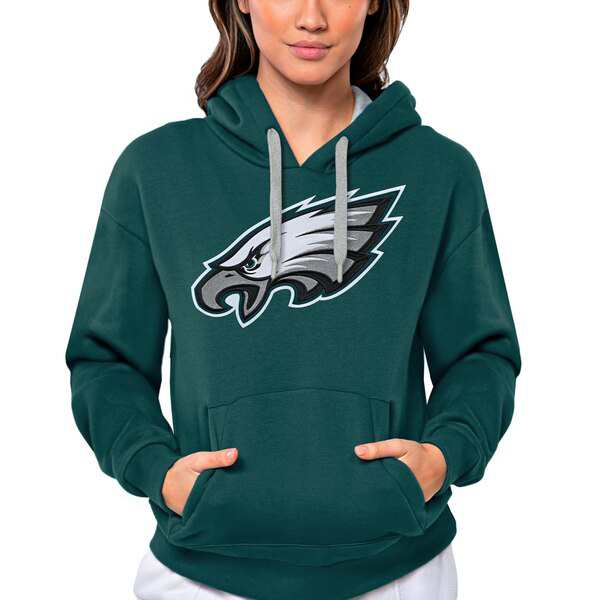 アンティグア レディース パーカー・スウェットシャツ アウター Philadelphia Eagles Antigua Women's Victory  Logo Pullover Hoodie Mid｜au PAY マーケット