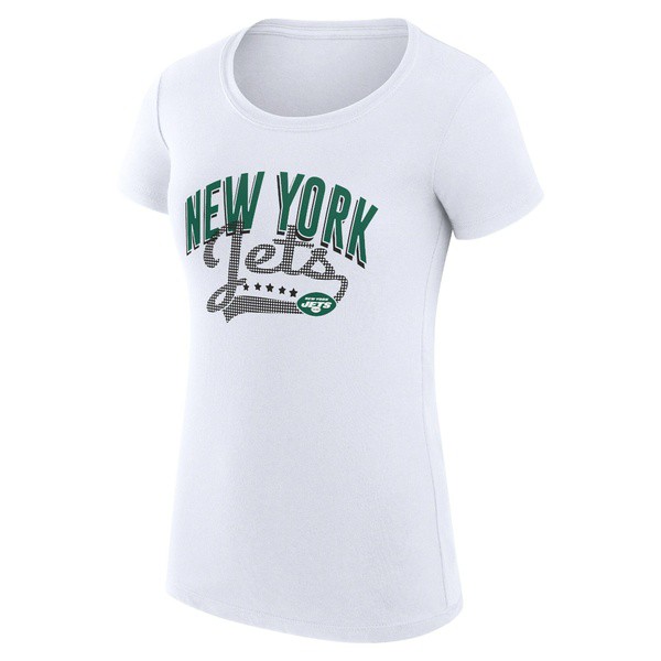 カールバンクス レディース Tシャツ トップス New York Jets GIII 4Her