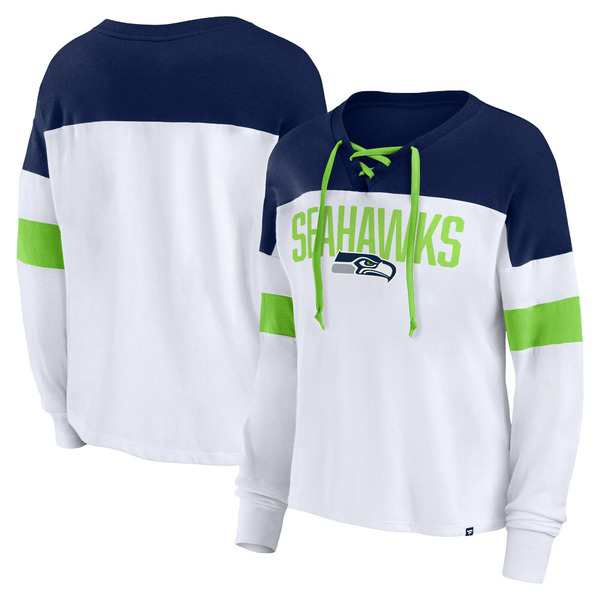 ファナティクス レディース Tシャツ トップス Seattle Seahawks