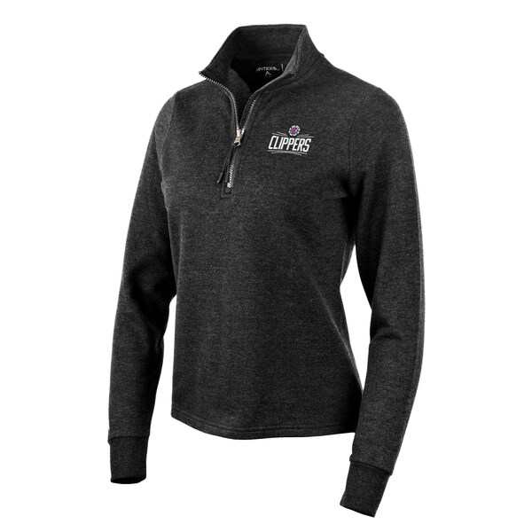 アンティグア レディース パーカー・スウェットシャツ アウター LA Clippers Antigua Women's Action QuarterZip Pullover Sweatshirt Heの通販は