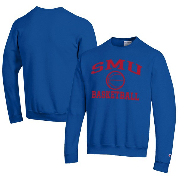 チャンピオン メンズ パーカー・スウェットシャツ アウター SMU Mustangs Champion Icon Logo Basketball Eco Powerblend Pullover Sweatの通販は
