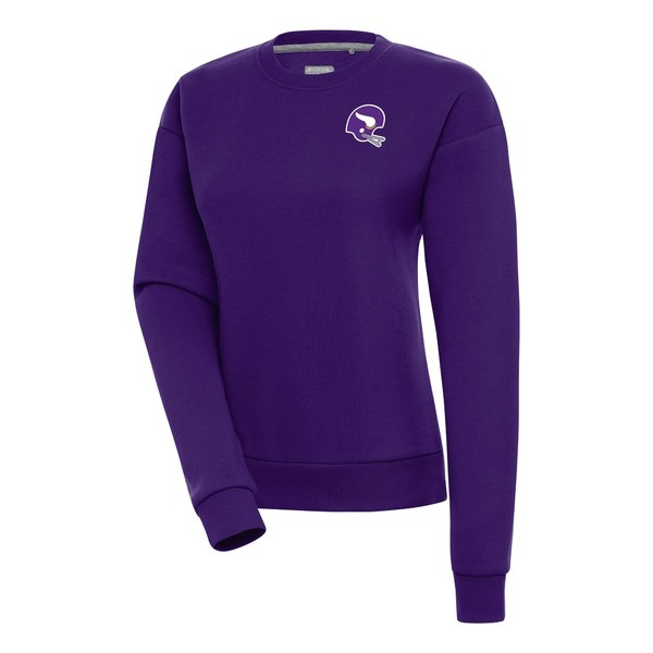 アンティグア レディース パーカー・スウェットシャツ アウター Minnesota Vikings Antigua Women's Victory Crewneck Pullover Sweatshiの通販は