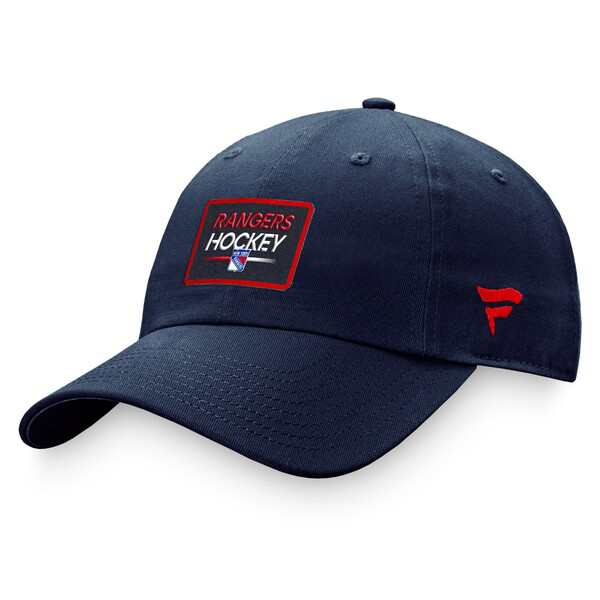 ファナティクス レディース 帽子 アクセサリー New York Rangers Fanatics Branded Women's Authentic Pro Rink Adjustable Hat Navyの通販は