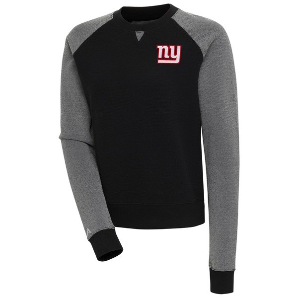 アンティグア レディース パーカー・スウェットシャツ アウター New York Giants Antigua Women's Flier Bunker TriBlend Pullover Sweatの通販は