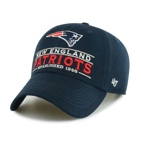 フォーティーセブン メンズ 帽子 アクセサリー New England Patriots '47 Vernon Clean UpAdjustable Hat Navyの通販は
