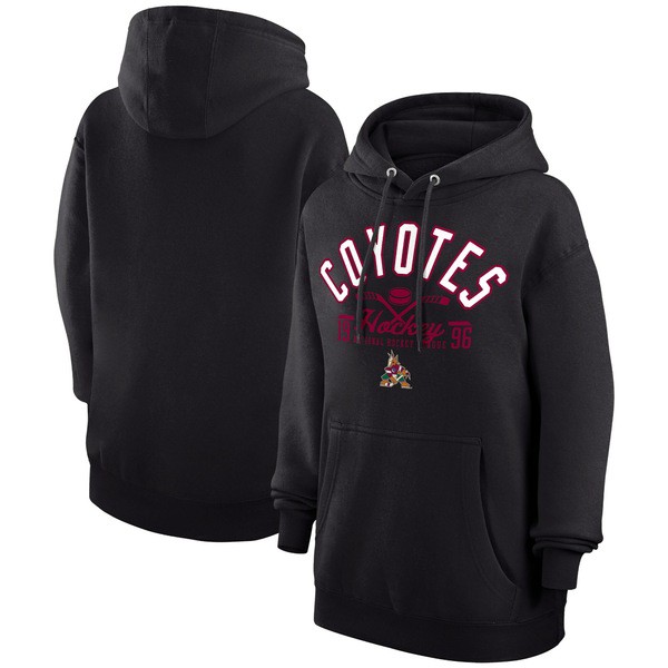 スターター メンズ パーカー・スウェットシャツ アウター Arizona Coyotes Starter Puck Pullover Hoodie Blackの通販は
