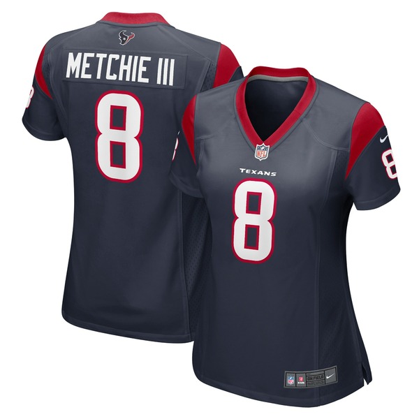 ナイキ レディース Tシャツ トップス John Metchie III Houston Texans Nike Women's Game Player Jersey Navyの通販は