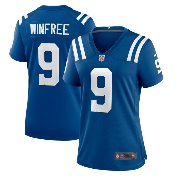ナイキ レディース Tシャツ トップス Juwann Winfree Indianapolis Colts Nike Women's Team Game Jersey Royalの通販は