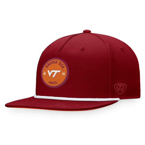 トップ・オブ・ザ・ワールド メンズ 帽子 アクセサリー Virginia Tech Hokies Top of the World Bank Hat Maroonの通販は