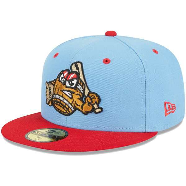 ニューエラ メンズ 帽子 アクセサリー Louisville Bats New Era Theme Nights Louisville Mashers  59FIFTY Fitted Hat Light Blueの通販はの店舗ご紹介