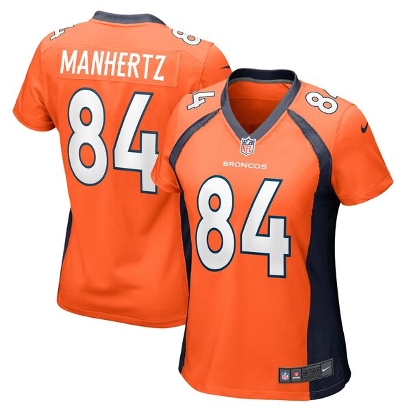 ナイキ レディース Tシャツ トップス Chris Manhertz Denver Broncos Nike Women's Game Player Jersey Orangeの通販は