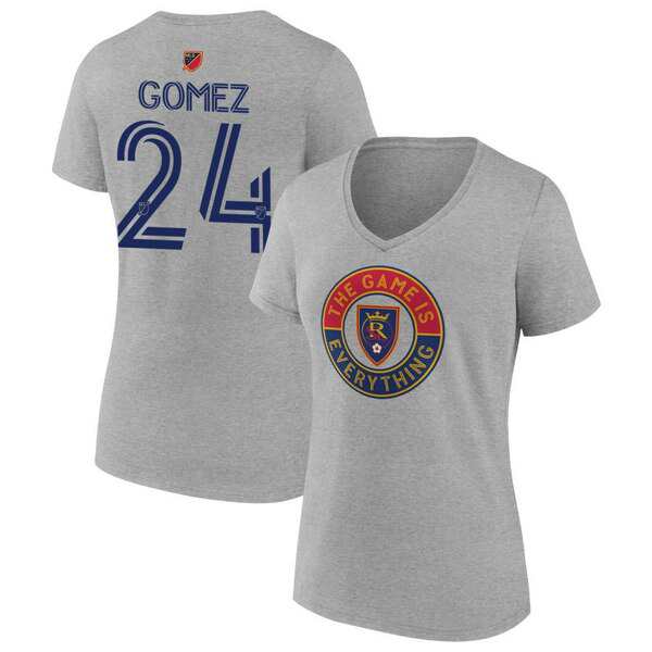 ファナティクス レディース Tシャツ トップス Real Salt Lake Fanatics Branded Women's The Game Is  Everything Personalized Any Name