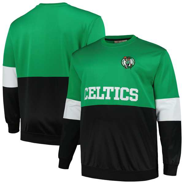 ファナティクス メンズ パーカー・スウェットシャツ アウター Boston Celtics Fanatics Branded Big & Tall Split Pullover Sweatshirt Kの通販は
