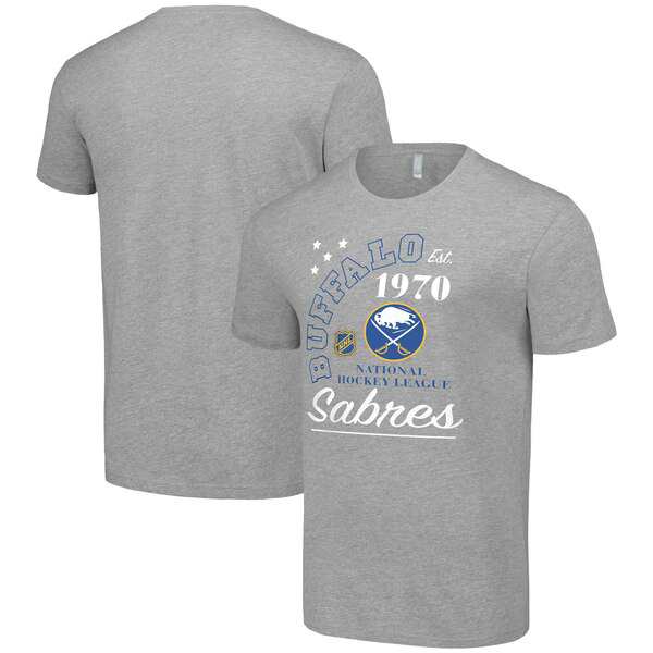 スターター メンズ Tシャツ トップス Buffalo Sabres Starter Arch City Team Graphic TShirt Heather Grayの通販は