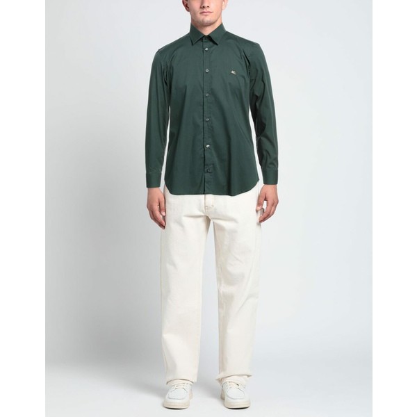 エトロ メンズ シャツ トップス Shirts Dark greenの通販はau PAY