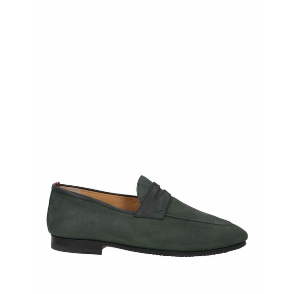 バリー メンズ スリッポン・ローファー シューズ Loafers Dark greenの