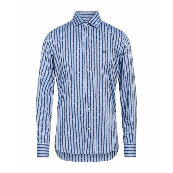 エトロ メンズ シャツ トップス Shirts Midnight blueの通販は -カジュアルシャツ w3.onepunchman.fr