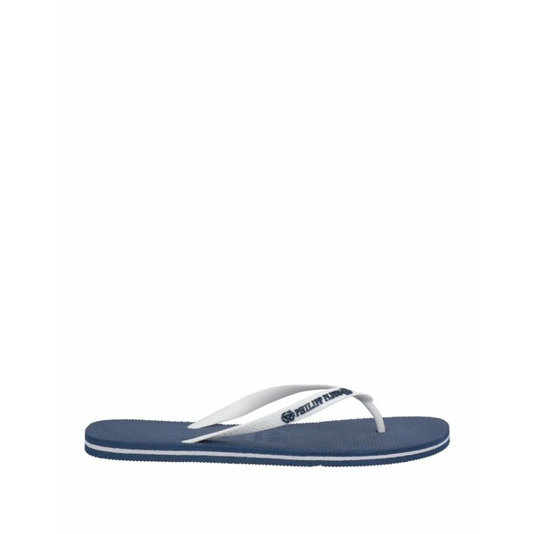 フィリッププレイン メンズ サンダル シューズ Toe strap sandals White