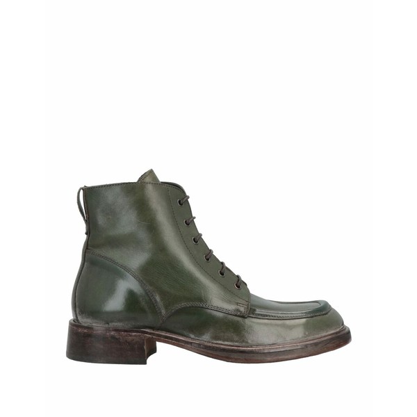 モマ メンズ ブーツ＆レインブーツ シューズ Ankle boots Dark greenの