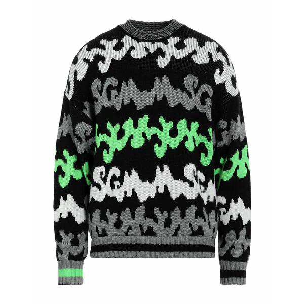 エムエスジイエム メンズ ニット&セーター アウター Sweaters Blackの