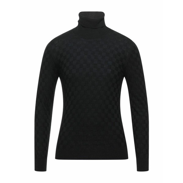 グランサッソ メンズ ニット&セーター アウター Turtlenecks Blackの