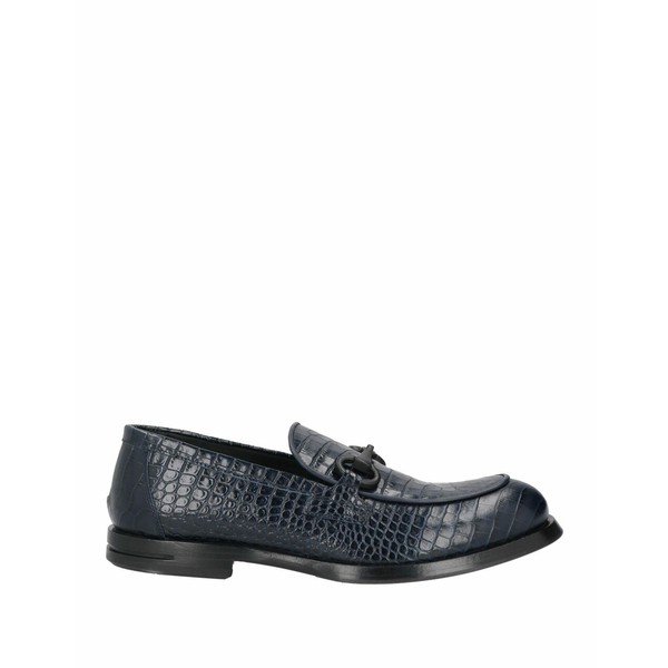 ジーオーバーニー・コンティー メンズ スリッポン・ローファー シューズ Loafers Midnight blue｜au PAY マーケット