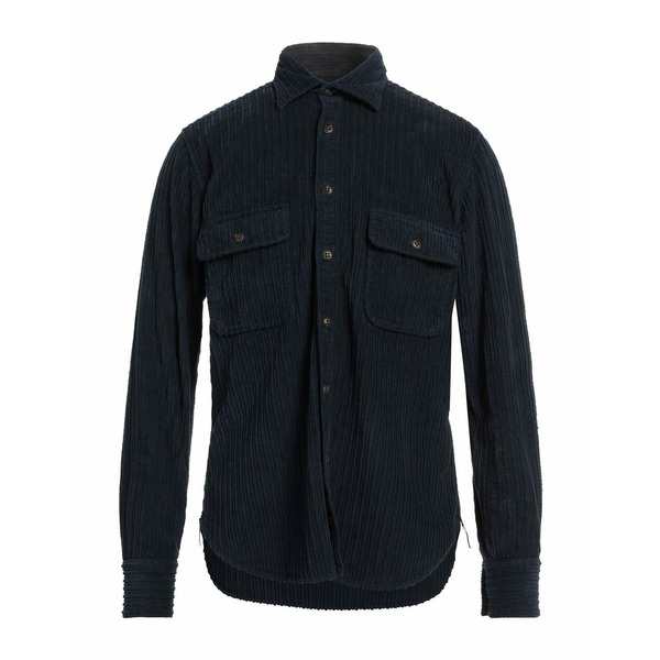 ティントリア マッティ メンズ シャツ トップス Shirts Navy blueの