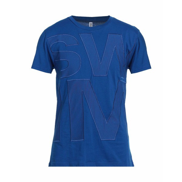 モスキーノ メンズ Tシャツ トップス T-shirts Bright blueの通販は