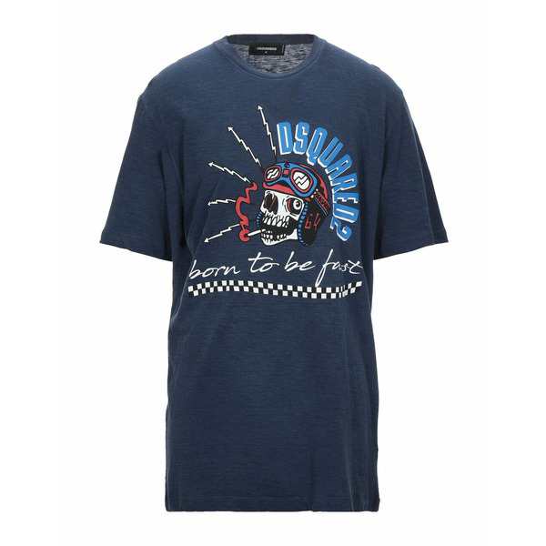 ディースクエアード メンズ Tシャツ トップス T-shirts Midnight blue｜au PAY マーケット