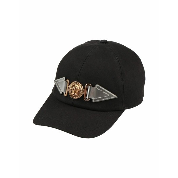 ヴェルサーチ メンズ 帽子 アクセサリー Hats Blackの通販は