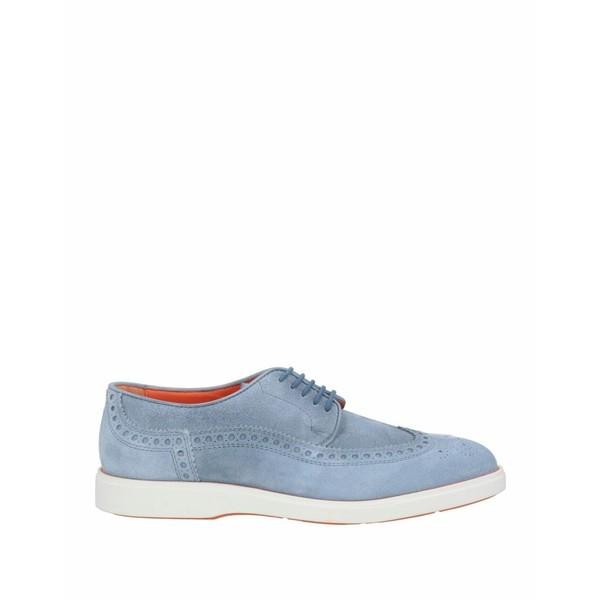 サントーニ メンズ ドレスシューズ シューズ Lace-up shoes Light blue