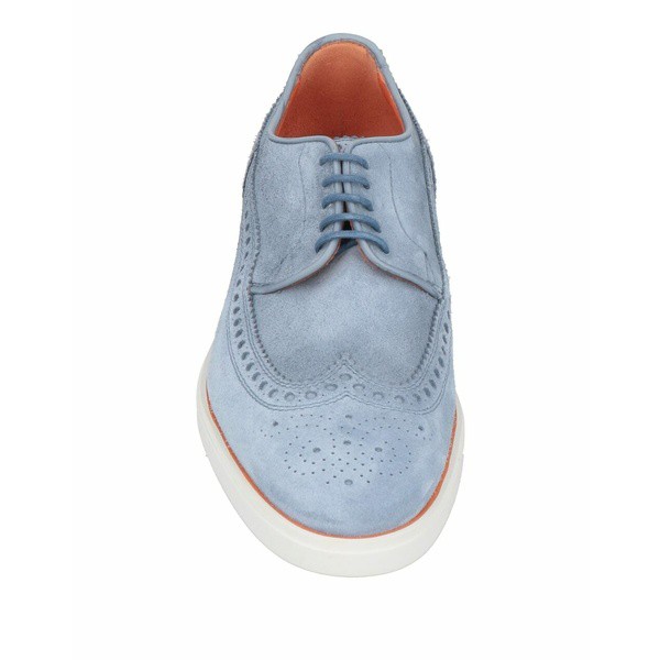 サントーニ メンズ ドレスシューズ シューズ Lace-up shoes Light blue