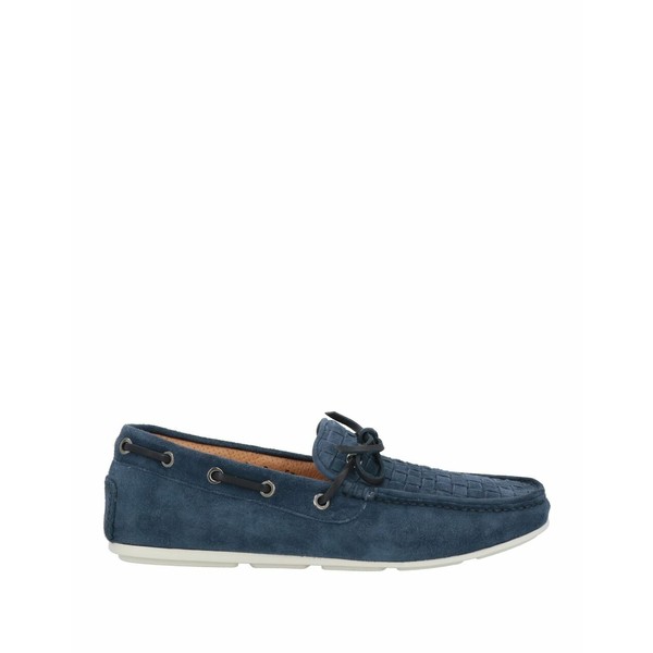 サントーニ メンズ スリッポン・ローファー シューズ Loafers Navy blue