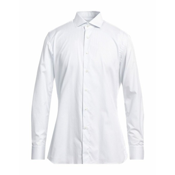 ザカス メンズ シャツ トップス Shirts White-