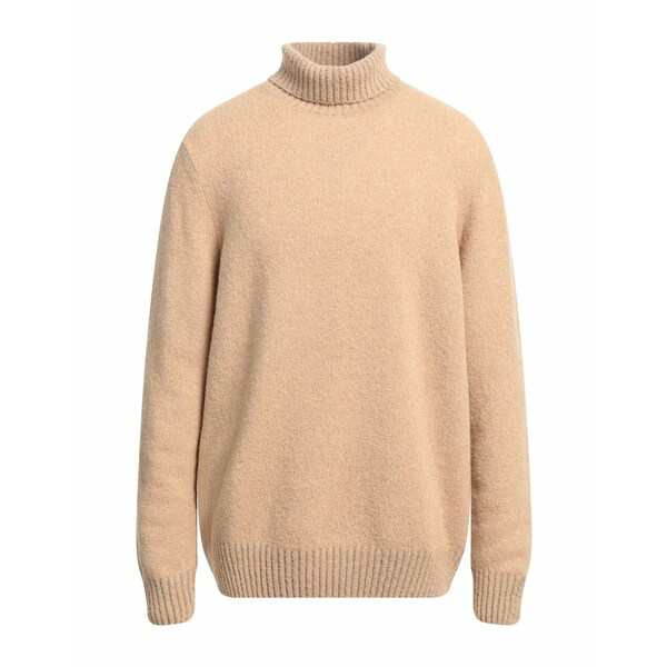 グランサッソ メンズ ニット&セーター アウター Turtlenecks Beigeの