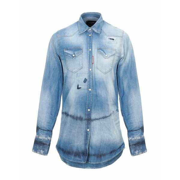 ディースクエアード メンズ シャツ トップス Denim shirts Blueの通販