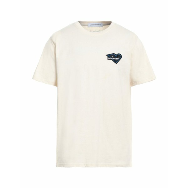 デパートメントファイブ メンズ Tシャツ トップス T-shirts Creamの